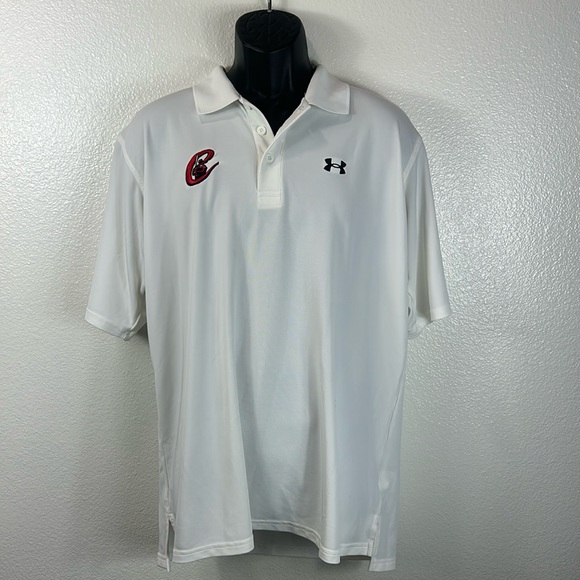 Nike Dri Fit Mens White Polo Shirt XL - Picture 1 of 13